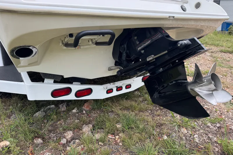 Slide: The Image of Rear view of a 2006 Nordic Powerboats 25 Rage with MerCruiser outdrive. - 4