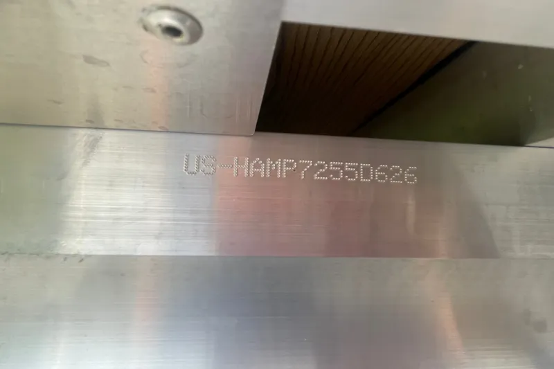 Slide: The Image of Hull identification number on 2026 Harris Cruiser 230 SLDH boat. - 22