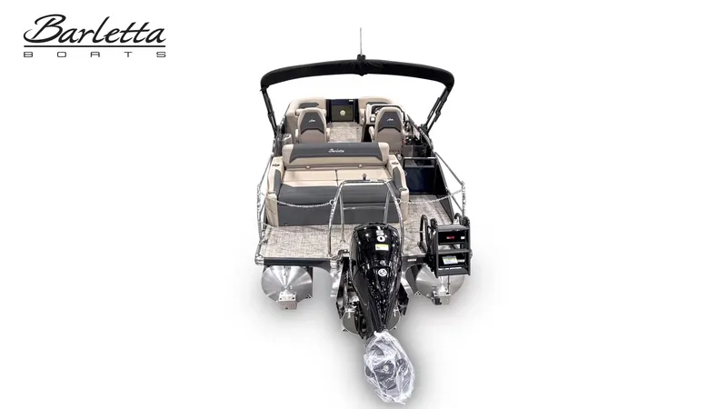 Slide: The Image of Barletta ARIA 22UC 2027: Sleek pontoon boat with comfortable seating and modern features. - 28