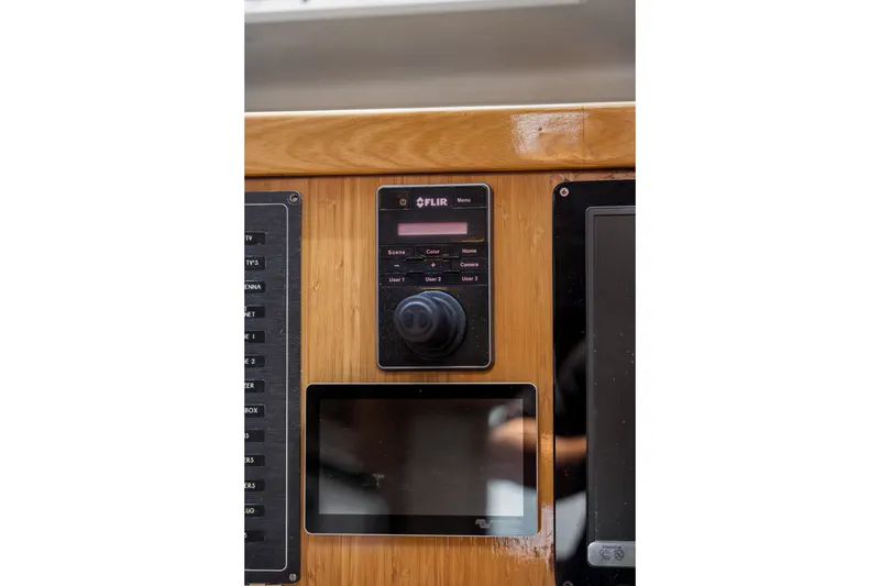 Slide: The Image of Control panel of a 2010 St Francis SF 50 yacht with FLIR system. - 80