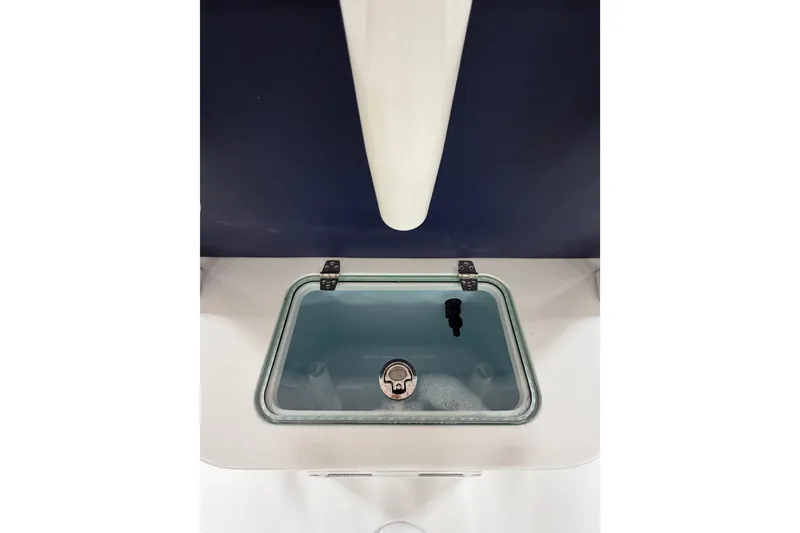 Slide: The Image of Livewell compartment on a 2027 Parker 240 Coastal Elite boat. - 10