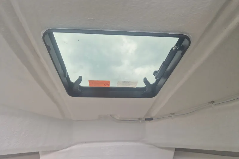 Slide: The Image of Hatch view inside 2027 Arima Sea Ranger 21 Yellowtail Edition boat. - 25