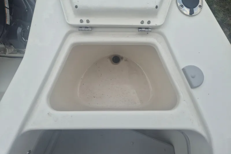 Slide: The Image of Storage compartment of 2027 Arima Sea Ranger 21 Yellowtail Edition boat. - 6