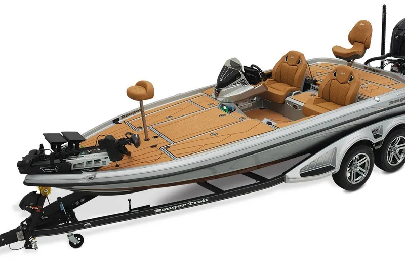 The Image of Manufacturer Provided Image: 2026 Ranger Z520R Ultra fishing boat with dual seats and advanced equipment on trailer. - 0