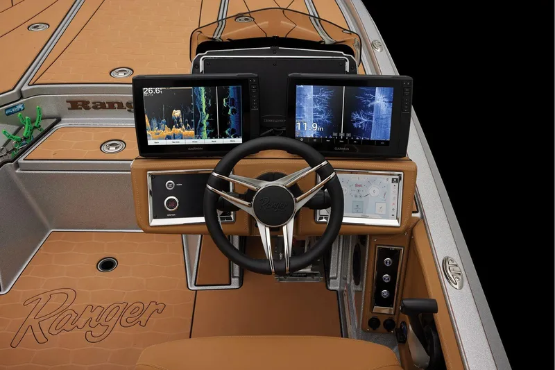 Slide: The Image of Manufacturer Provided Image: Interior of 2026 Ranger Z520R Ultra with advanced electronics. - 35