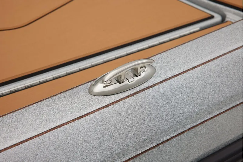 Slide: The Image of Manufacturer Provided Image: 2026 Ranger Z520R Ultra boat cleat on sleek metallic surface. - 29