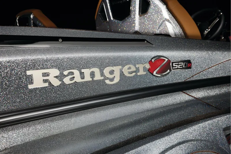 Slide: The Image of Manufacturer Provided Image: 2026 Ranger Z520R Ultra boat with metallic finish and logo detail. - 61