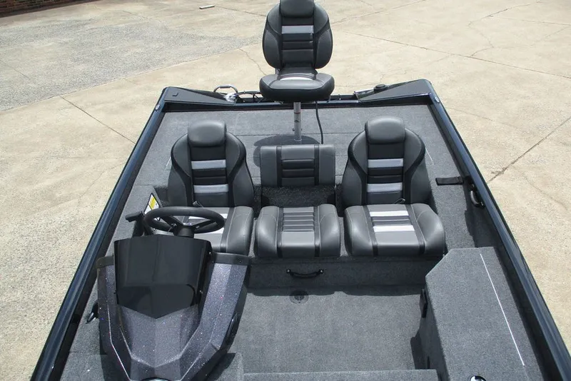 Slide: The Image of 2027 Ranger RT178 boat interior with sleek seating and modern design. - 6