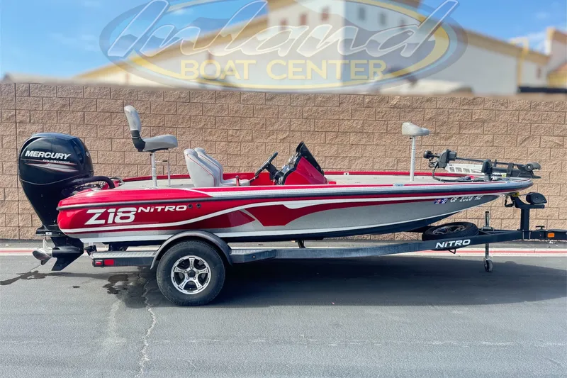 The Image of 2018 Nitro Z18 boat with Mercury engine at Inland Boat Center. - 0