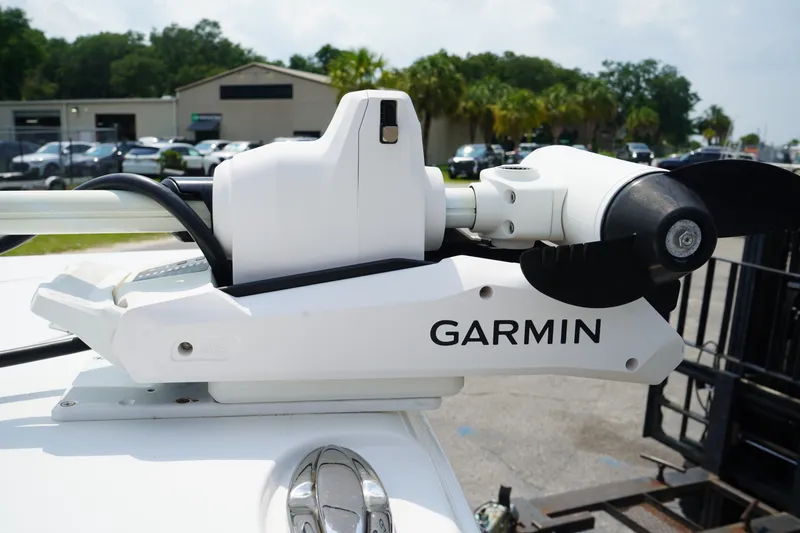 Slide: The Image of 2022 Sea Hunt Gamefish 25 with Garmin marine equipment on deck. - 7
