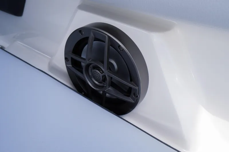 Slide: The Image of Speaker detail on 2026 Chaparral SSX 4 boat interior. - 63