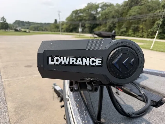 Slide: The Image of A Lowrance fish finder is mounted on a Phoenix 721 ProXP boat. - 13