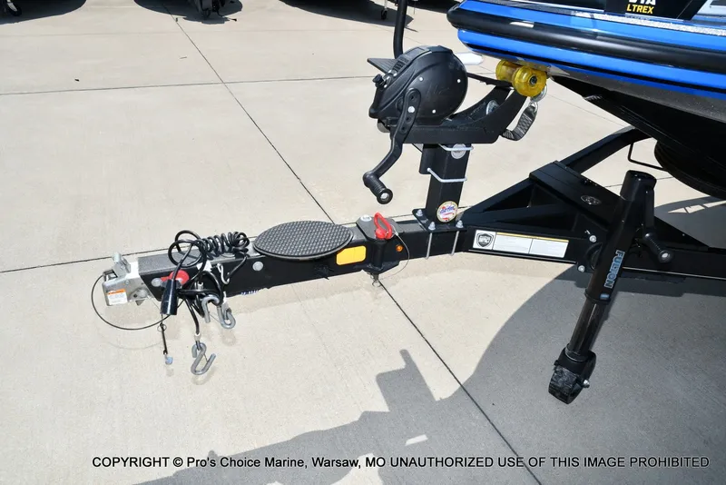 Slide: The Image of Close-up of a 2021 Nitro Z21 Pro boat trailer. - 31