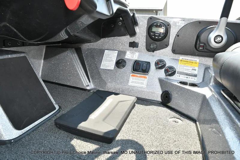 Slide: The Image of The cockpit of a 2021 Nitro Z21 Pro with controls and instruments. - 48
