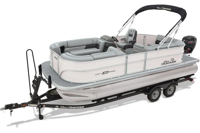 Slide: The Image of Sun Tracker Party Barge 20 DLX 2026 - 5