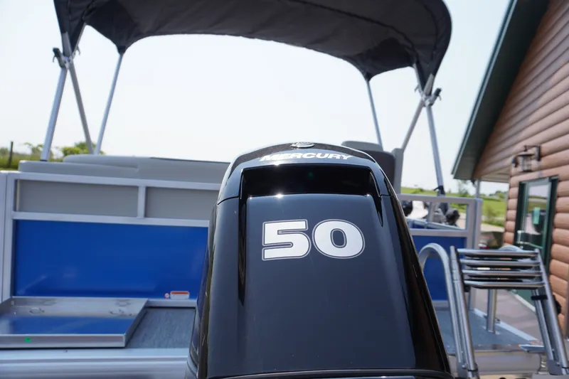 Slide: The Image of 2027 Sun Tracker Bass Buggy 16 DLX with Mercury 50 outboard motor. - 3