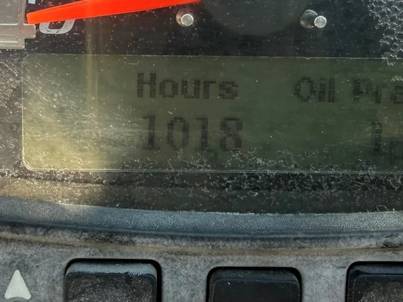 Slide: The Image of A boat instrument displays 1018 operating hours. - 21