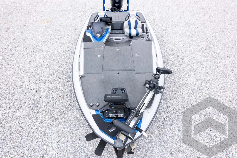 Slide: The Image of 2020 Skeeter FXR20 Limited fishing boat with advanced trolling motor and spacious deck. - 39