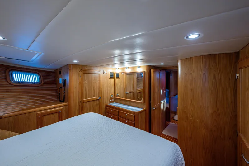 Slide: The Image of Master stateroom vanity and starboard hanging locker - 34