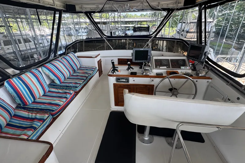 Slide: The Image of Enclosed Flybridge Looking Forward - 24