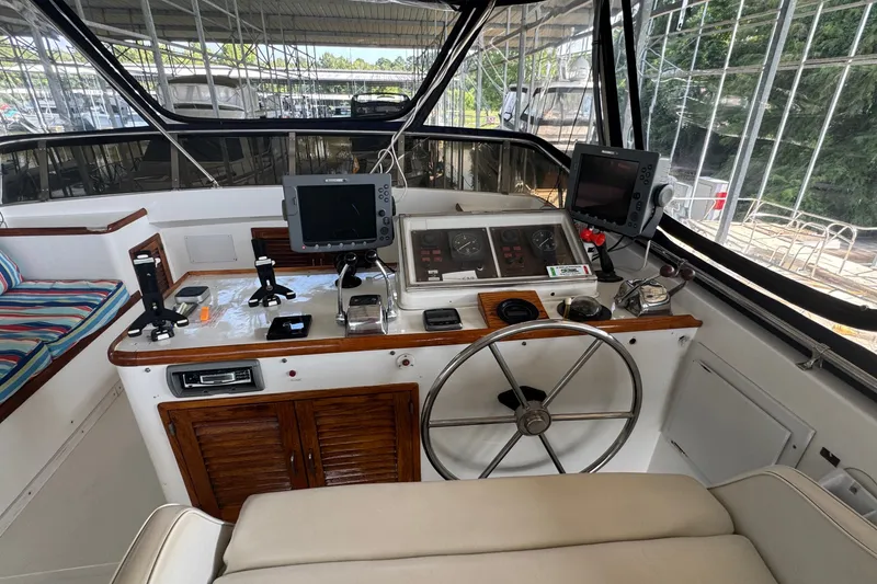 Slide: The Image of Flybridge Helm Station - 18