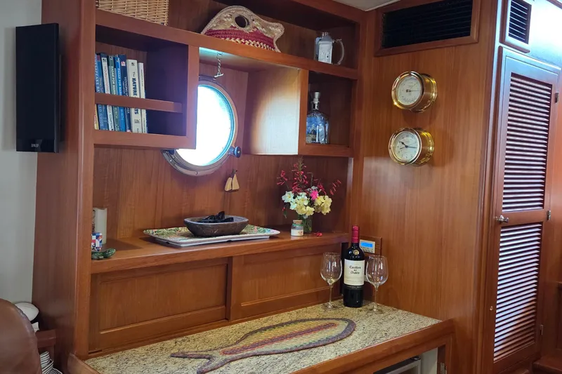 Slide: The Image of Bar area opposite galley - 5