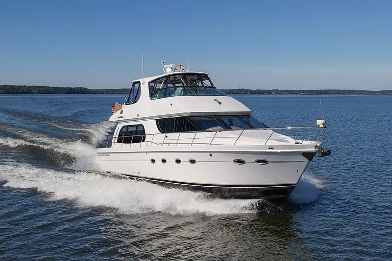 Slide: The Image of 2005 Carver 56 Voyager underway - 76