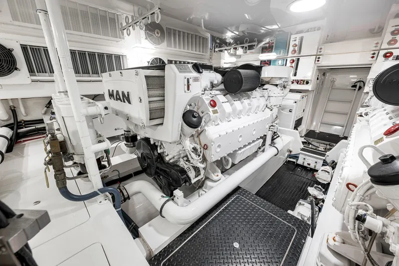 Slide: The Image of Engine Room / Starboard Engine Looking Aft - 69