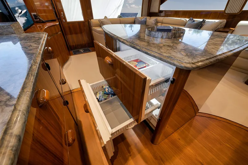 Slide: The Image of Galley / Island Sub Zero Drawer Storage - 56