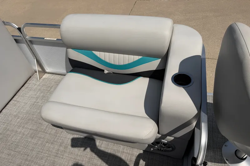 Slide: The Image of Boat seat with cup holder on a 2020 Quest Edge 820. - 6