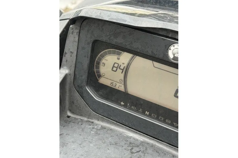 Slide: The Image of Dashboard of a 2021 Sea-Doo GTX showing speedometer reading 84 mph. - 9