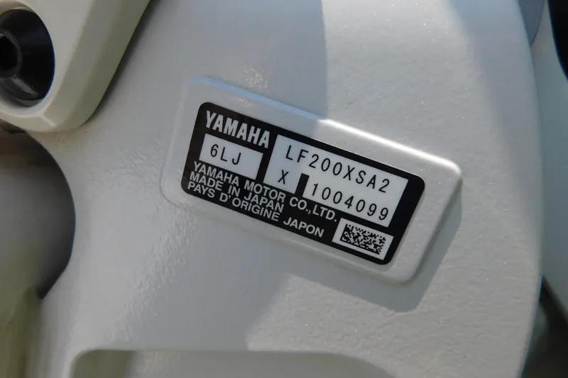 Slide: The Image of Yamaha motor label on 2026 Pair Customs 24 Center Console DV Offshore boat. - 46