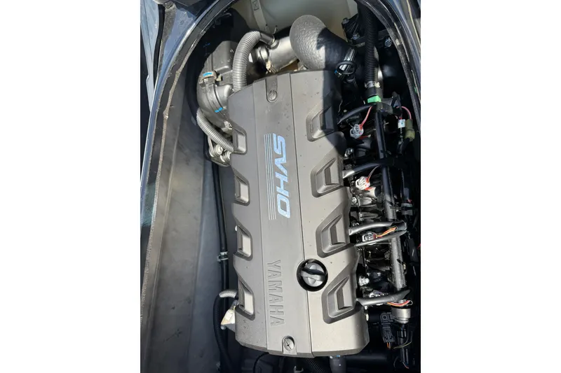 Slide: The Image of 2024 Yamaha Waverunner SVHO engine, showcasing advanced design and engineering. - 14