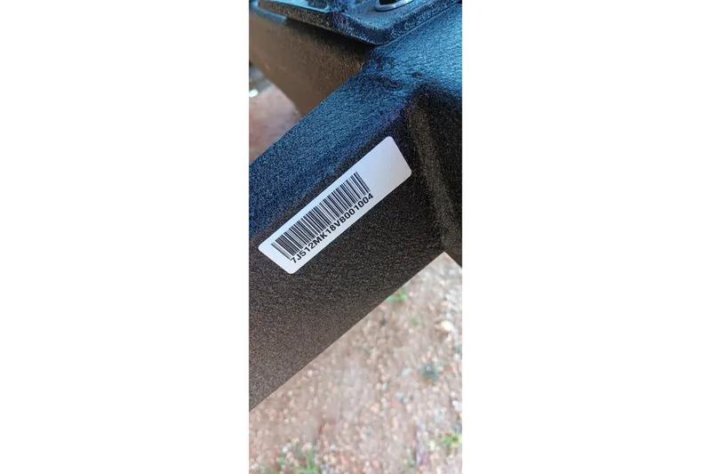 Slide: The Image of Barcode sticker on 2026 Ranger RT198P boat component. - 22