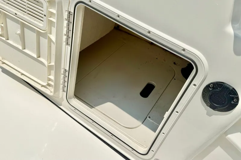 Slide: The Image of Open storage compartment on 2025 Key West 188 Bay Reef boat. - 20