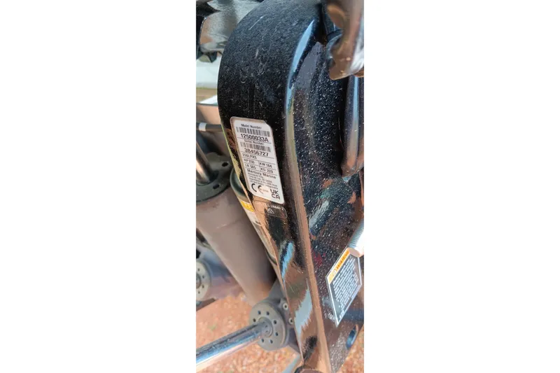 Slide: The Image of Close-up of Ranger ALPHA 208 machinery part with model details, 2025. - 16