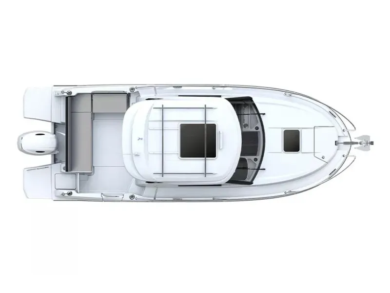 Slide: The Image of Manufacturer Provided Image: Top view of 2026 Beneteau Antares 7 boat, showcasing sleek design and spacious layout. - 8