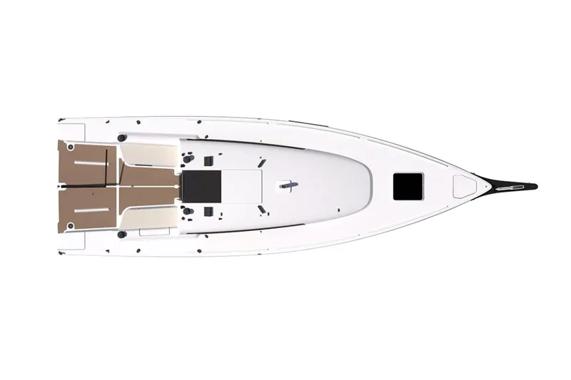 Slide: The Image of Manufacturer Provided Image: Top view of Beneteau First 30 yacht, 2026 model. - 8