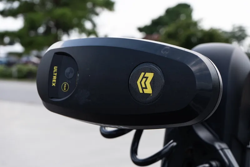 Slide: The Image of Close-up of 2022 Ranger RB200 Ultrex motor component outdoors. - 11