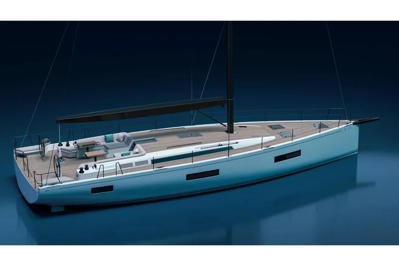 The Image of Manufacturer Provided Image: 2026 Beneteau First 60 yacht with sleek design and modern deck layout. - 0