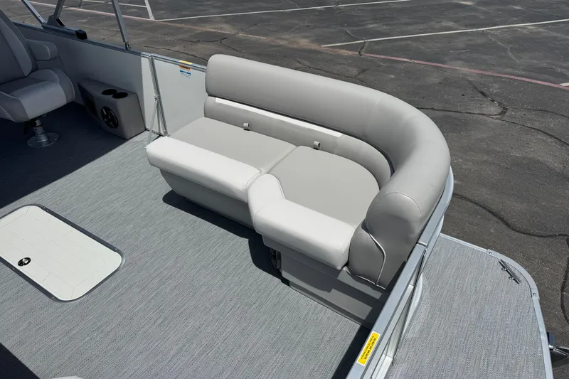 Slide: The Image of Luxurious seating on 2027 Godfrey Xperience 2286 Flip Lounge pontoon boat. - 7