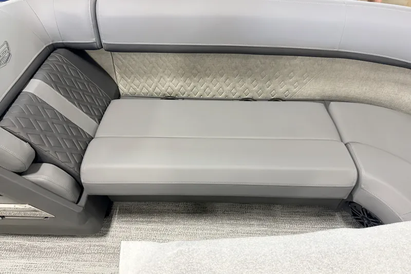 Slide: The Image of Luxurious seating on the 2027 Bennington 24 M Open Fastback Quad Bench boat. - 8