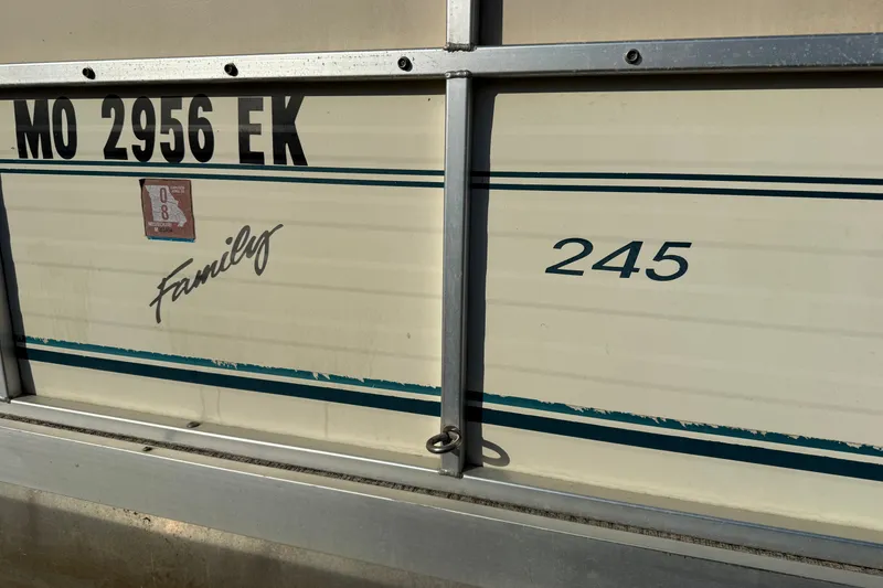 Slide: The Image of 1998 Lowe Family 245 boat with Missouri registration number MO 2956 EK. - 3