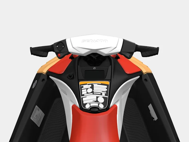 Slide: The Image of The image shows the cockpit of a Sea-Doo Spark for 3 with 90 hp, featuring iBR. - 5