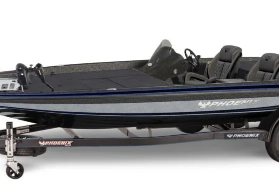 The Image of 2027 Phoenix 720 ZXL fishing boat with sleek design on a trailer. - 2