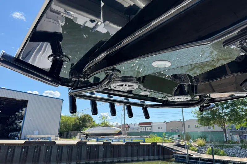 Slide: The Image of 2024 Sportsman Heritage 231 Center Console boat detail, showcasing sleek design and modern features. - 24