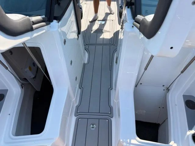 Slide: The Image of The image shows the cockpit of a 2026 Chaparral SSX 8 with gray flooring. - 7