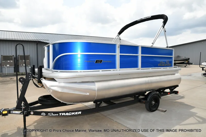 Slide: The Image of Sun Tracker Party Barge 16 DLX 2027 - 54
