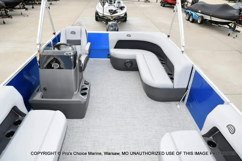 Slide: The Image of Sun Tracker Party Barge 16 DLX 2027 - 16