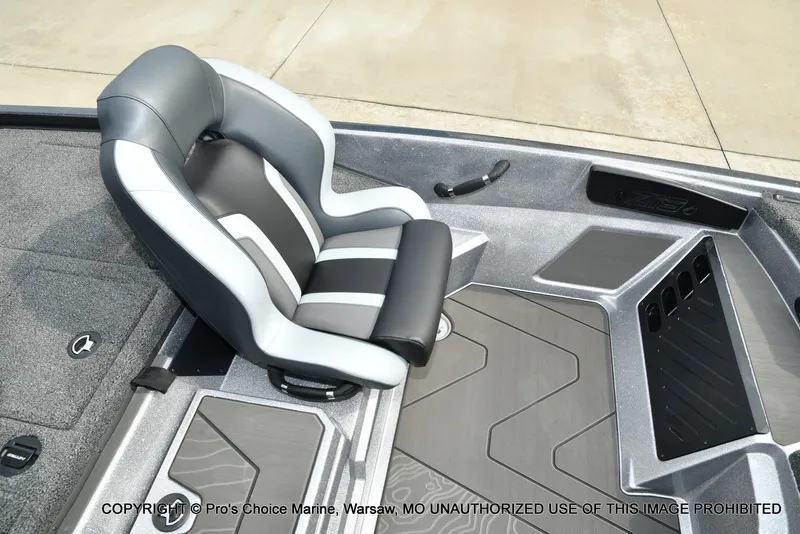 Slide: The Image of The interior of a 2027 Nitro Z19 XL Pro features a modern seat and textured deck. - 49